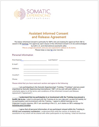 Assistent agreement